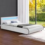 Gestoffeerd bed Sevilla - 140 x 200 cm - Wit, Verzenden, Nieuw