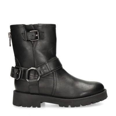 Nelson bikerboots voor dames in het Zwart, Kleding | Dames, Schoenen, Lage of Enkellaarzen, Zwart, Nieuw, Verzenden