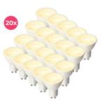 20-packwitte GU10 LED spot Antonie, 3W, 2700K, Led-lamp, Minder dan 30 watt, Nieuw, Ophalen of Verzenden