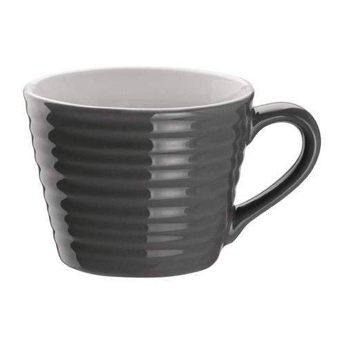 Koffiemokken grijs Olympia porselein | 6 stuks | 23cl, Zakelijke goederen, Horeca | Keukenapparatuur, Nieuw in verpakking, Verzenden