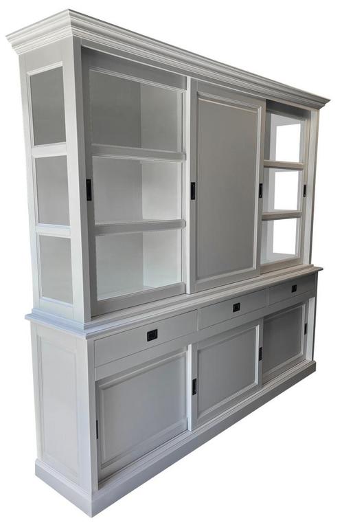 Buffetkast wit Deurne 240cm dichte middendeur, Huis en Inrichting, Kasten | Buffetkasten, Ophalen of Verzenden