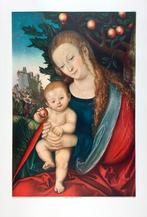 Lucas Cranach - Maria under an Apple Tree - Vintage Artprint, Antiek en Kunst