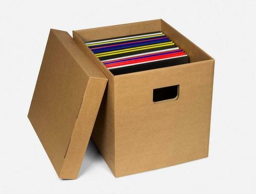 Opbergdozen voor 125 LP’s - Set van 2 stuks, Cd's en Dvd's, Vinyl | Dance en House, Nieuw in verpakking, Verzenden