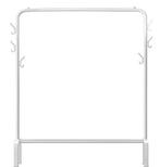 Dubbel Rails Staand Kledingrek met Planken, Verzenden, Nieuw