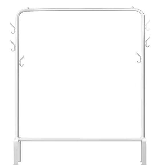 Dubbel Rails Staand Kledingrek met Planken, Kleding | Dames, Kledingrekken, Nieuw, Verzenden