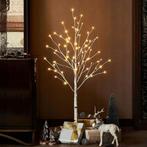Kerstboom met LED - 180cm - 96 LEDs - Warm wit - Wit, Diversen, Nieuw, Ophalen of Verzenden