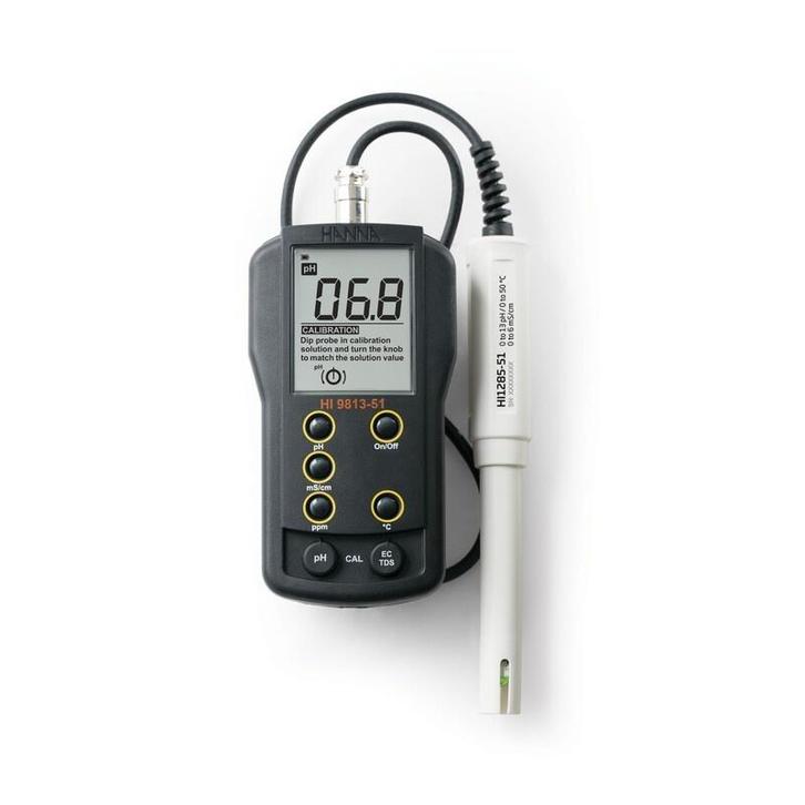 Hanna Hi 9813-51 draagbare EC + pH meter, Tuin en Terras, Kweekspullen, Nieuw, Ophalen of Verzenden