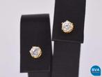Online veiling: Gouden diamanten oorbellen van 0.40 carat|