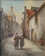 Jan Schaeffer (1923-2018) - De Muurhuizen van Amersfoort, Antiek en Kunst, Kunst | Schilderijen | Klassiek
