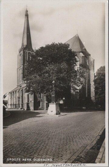 DOESBURG - Groote Kerk, Verzamelen, Ansichtkaarten | Nederland, Verzenden