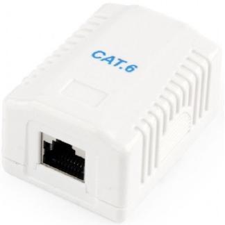 RJ45 wandcontactdoos | FTP (RJ45, Cat6, Horizontaal, Opbouw), Computers en Software, Pc- en Netwerkkabels, Nieuw, Verzenden