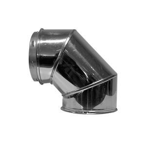 Rookkanaal 180 Dw. Bocht 90 Graden, Huis en Inrichting, Kachels