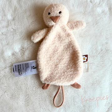 JOLLEIN knuffeldoekje speendoekje eend | Spring Garden Duck beschikbaar voor biedingen