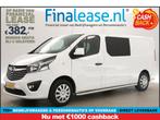 Opel Vivaro 1.6 CDTI L2H1 MARGE DC 6 Pers LED Navi Trekhaak, Auto's, Startonderbreker, Wit, Nieuw, Lease