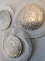 Frankrijk. 10 Francs 1965/1967 Hercule (lot de 3 monnaies en, Postzegels en Munten, Munten | Europa | Niet-Euromunten
