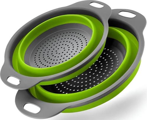 HI NATURE™ Vergiet Opvouwbaar set van 2 stuks - Inklapbaar, Huis en Inrichting, Keuken | Keukenbenodigdheden, Zo goed als nieuw