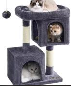 Kattenkrabpaal – Met 2 Huisjes, Platform en Sisalstammen, Dieren en Toebehoren, Verzenden, Nieuw