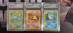 Pokémon - 3 Graded card - Venusaur, Charizard, Blastoise, Hobby en Vrije tijd, Verzamelkaartspellen | Pokémon, Nieuw