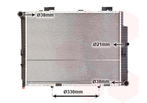 RADIATOR VOOR MERCEDES BENZ E-KL W210 1995-1999 2105005803, Auto-onderdelen, Airco en Verwarming, Nieuw, Ophalen of Verzenden