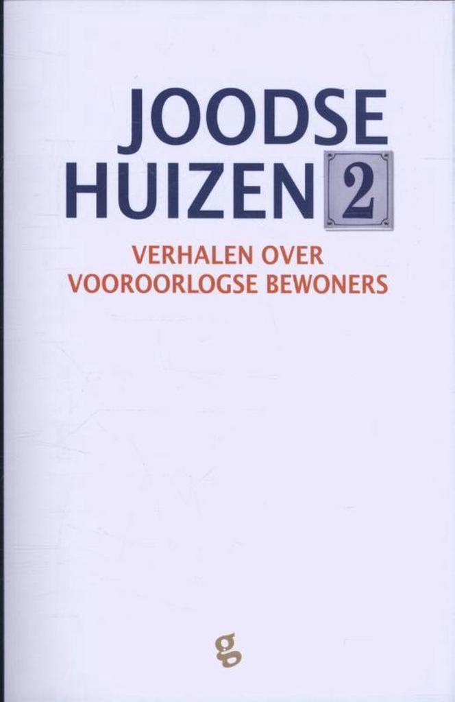 Joodse huizen / 2 9789491363641, Boeken, Hobby en Vrije tijd, Zo goed als nieuw, Verzenden