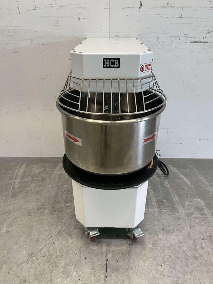 RVS Verrijdbare spiraalkneder deegmenger deegmixer 30 liter, Zakelijke goederen, Horeca | Keukenapparatuur, Nieuw in verpakking