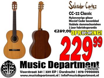 Salvador Cortez CC22 Klassieke Gitaar | Music Department beschikbaar voor biedingen