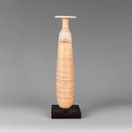 Oud-Egyptisch Albast Alabastron-vat. Ptolemaïsche periode,