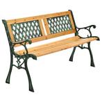 Tuinbank Sanremo - Ruitpatroon - Hout / Gietijzer