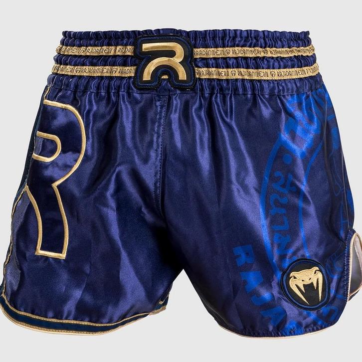 RAJADAMNERN x Venum Muay Thai Short Marineblauw, Kleding | Heren, Sportkleding, Blauw, Maat 46 (S) of kleiner, Nieuw, Vechtsport