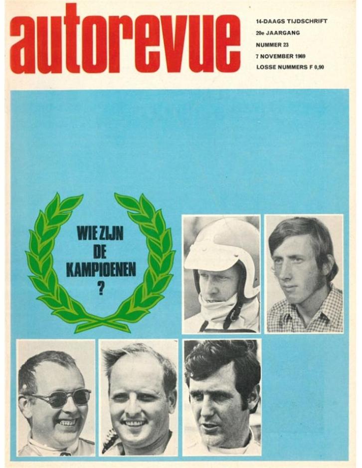 1969 AUTO REVUE MAGAZINE 23 NEDERLANDS, Boeken, Auto's | Folders en Tijdschriften