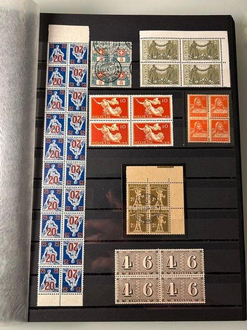 Zwitserland 1909/2000 - Zwitserland 4 blokken postzegels in, Postzegels en Munten, Postzegels | Europa | België