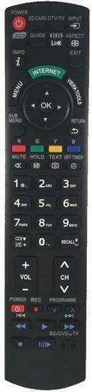 Panasonic N2QAYB000829 afstandsbediening ALTERNATIEF, Audio, Tv en Foto, Afstandsbedieningen, Verzenden
