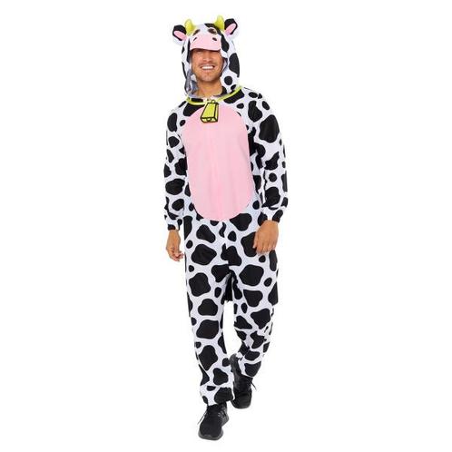 Koe Onesie Met Capuchon Plush Volwassenen, Kleding | Dames, Carnavalskleding en Feestkleding, Nieuw, Ophalen of Verzenden