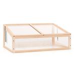 LIVSK Verhoogd Plantenbed met Transparant Klapdak - Houten C, Verzenden, Nieuw