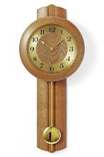 Wandklok met slinger 5165-4, Huis en Inrichting, Woonaccessoires | Klokken, Verzenden, Nieuw