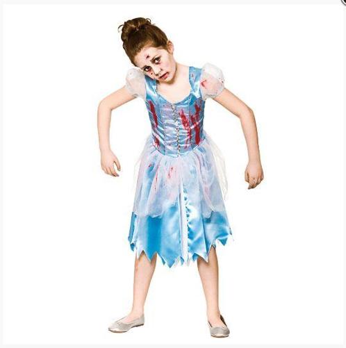 Zombie jurk meisje, Hobby en Vrije tijd, Feestartikelen, Feestartikel, Nieuw, Verzenden