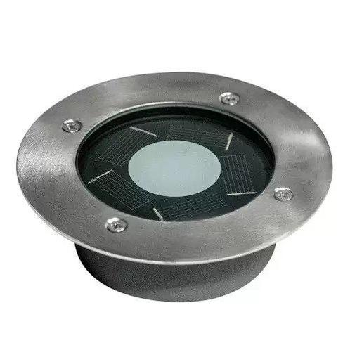 Puck grondspot solar LED Tuinverlichting, Tuin en Terras, Buitenverlichting, Led, Zonne-energie, Minder dan 50 watt, Nieuw, Kunststof
