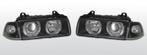 Koplampen Angel Eyes | BMW 3 Serie E36 1990-1999 |zwart, Auto-onderdelen, Verzenden, Nieuw, BMW