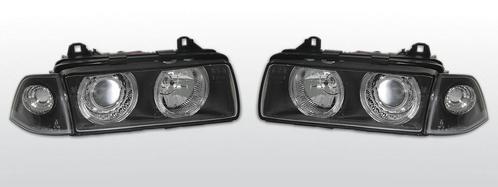 Koplampen Angel Eyes | BMW 3 Serie E36 1990-1999 |zwart, Auto-onderdelen, Verlichting, Nieuw, BMW, Verzenden