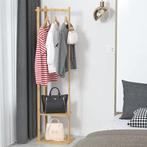 Bamboe Kledingrek met Planken – Staande Kapstok met Haken, Kleding | Dames, Kledingrekken, Verzenden, Nieuw