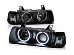 CCFL Angel Eyes Black koplamp units geschikt voor BMW E36, Auto-onderdelen, Verzenden, Nieuw, BMW
