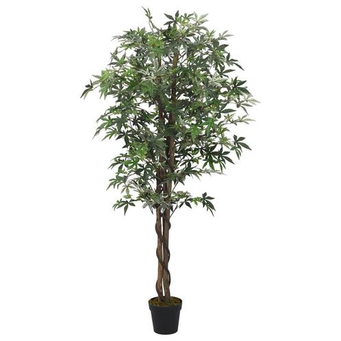 vidaXL Kunstplant esdoornboom 756 bladeren 200 cm groen, Huis en Inrichting, Woonaccessoires | Kunstplanten en Kunstbloemen, Nieuw