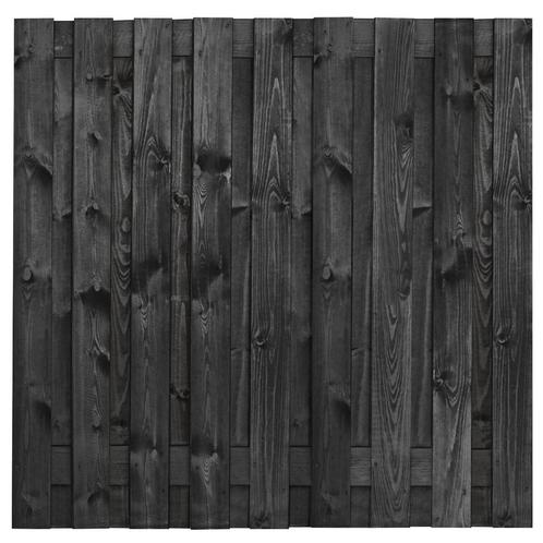 Douglas Schutting Tuinscherm Koblenz 180x180cm Zwart Gespote, Tuin en Terras, Schuttingen, Minder dan 3 meter, Nieuw, Hout, 1 tot 2 meter