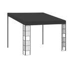 vidaXL Wandprieel 3x3 m stof antracietkleurig, Tuin en Terras, Verzenden, Nieuw