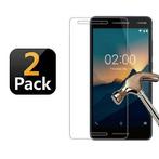 Nokia 2.1 Screenprotector Beschermglas 2x, Telecommunicatie, Mobiele telefoons | Hoesjes en Frontjes | Nokia, Nieuw, Verzenden