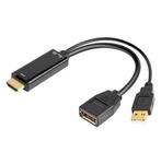 HDMI naar DisplayPort 1.2 - HDMI Displayport Kabel - USB, Computers en Software, Pc- en Netwerkkabels, Nieuw, Verzenden