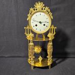 Portico klok Empire - Verguld brons - 1820 - No reserve