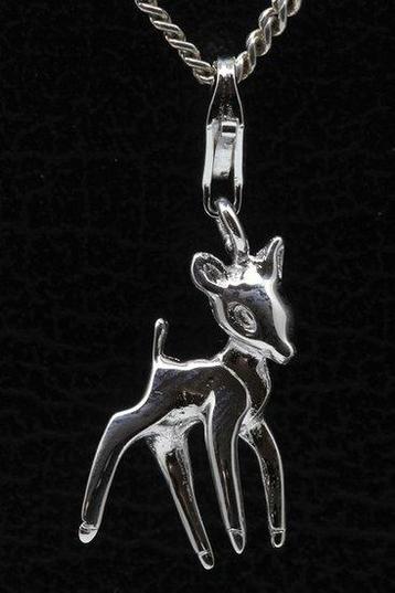 Zilveren Bambi - Ree hanger en/of bedel beschikbaar voor biedingen
