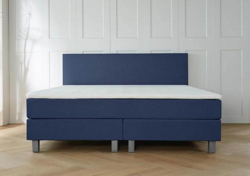 ACTIE! Boxspring Florence 180 200 Blauw, Huis en Inrichting, Slaapkamer | Boxsprings, 180 cm, 200 cm, Blauw, Tweepersoons, Nieuw
