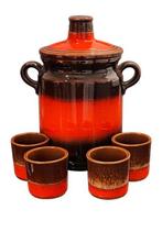 west Germany Pottery - Drinkset (5) - Aardewerk - vintage